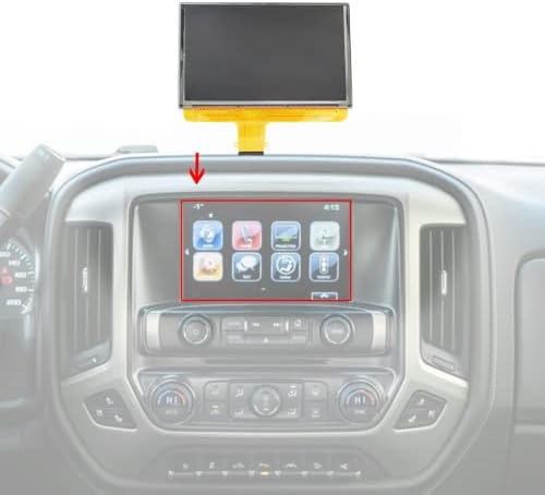 8' 55 Pin LCD Touch Screen Compatible with 2015-2018 Yukon Suburban Tahoe Chevy Colorado GMC Canyon Sierra Chevrolet Silverado MYLINK Navigation Raido Replaces DJ080PA-01A DJ080PA-01G